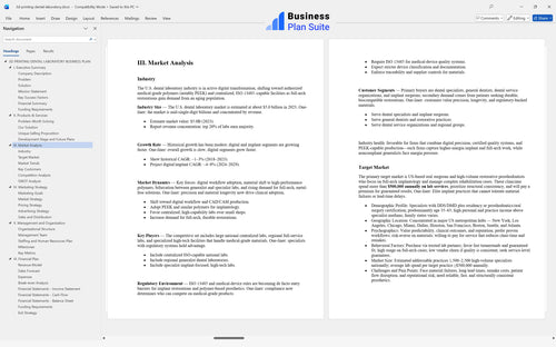 3d printing dental laboratory business plan market analysis bpt