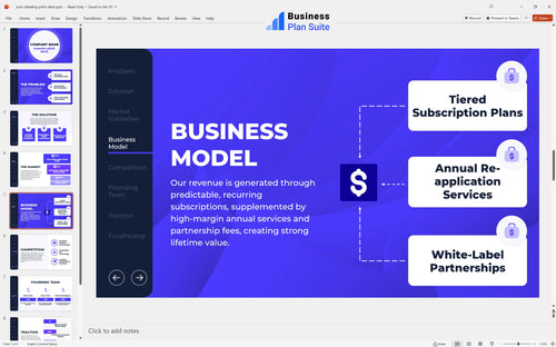 auto detailing pitch deck business model slide bpt