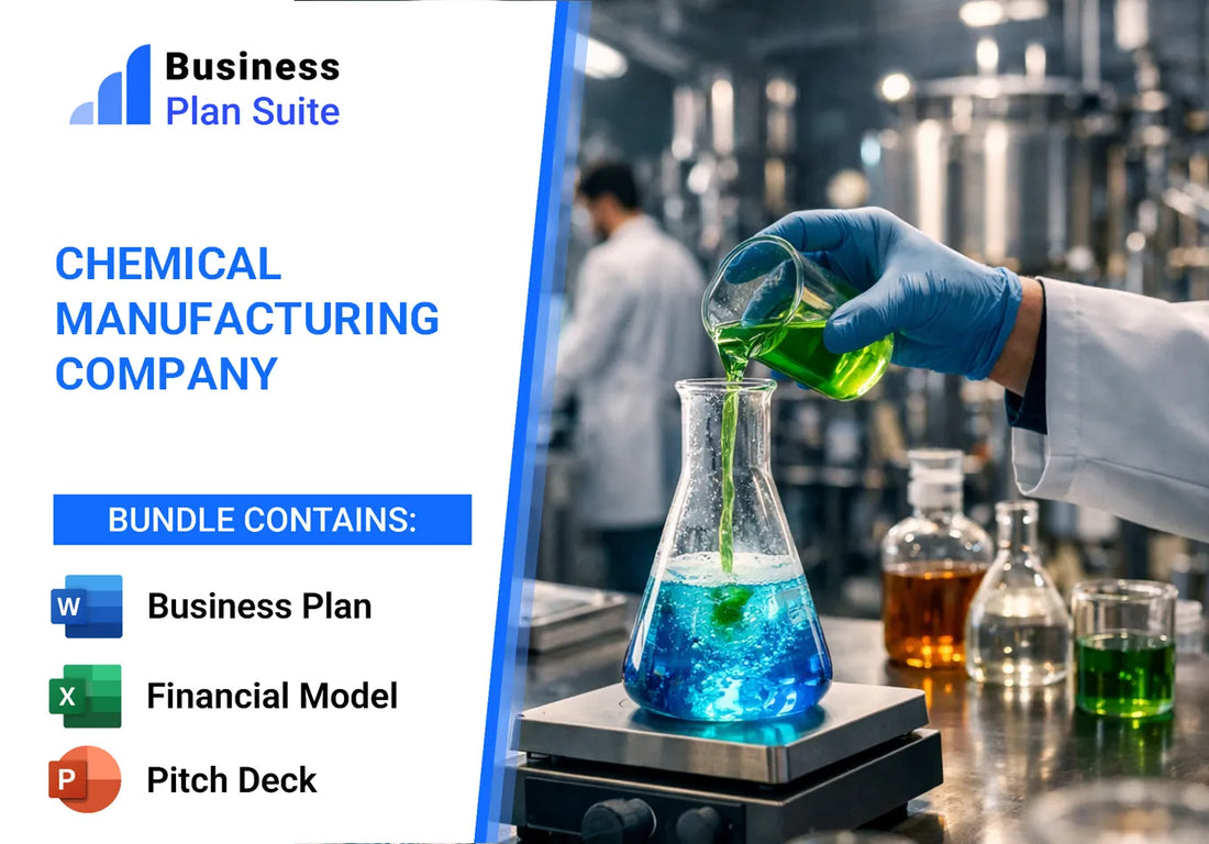 Chemical Manufacturing Company Pitch Deck