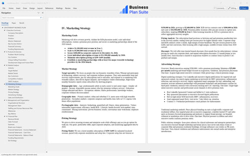 cryotherapy business plan marketing strategy bpt