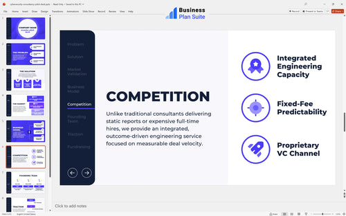 cybersecurity consultancy pitch deck competition slide bpt