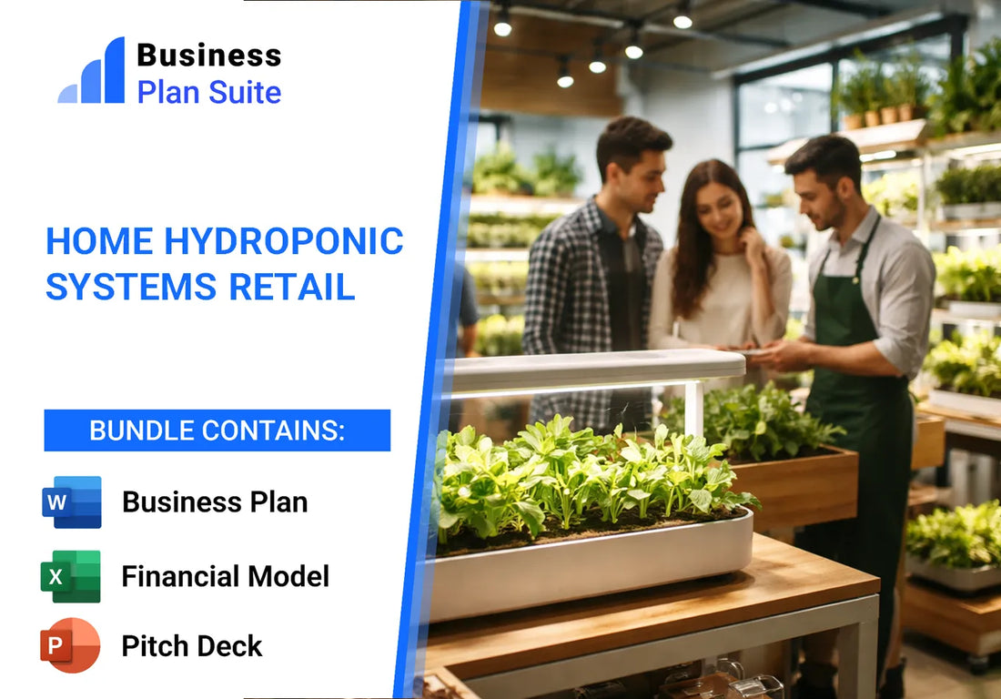 Home Hydroponic Systems Retail Financial Model