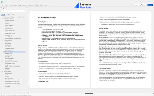 hybrid solar wind energy systems business plan marketing strategy bpt