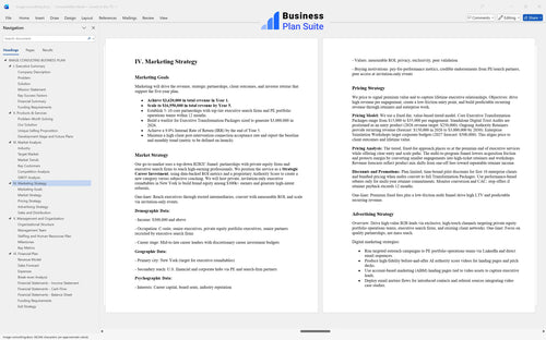 image consulting business plan marketing strategy bpt