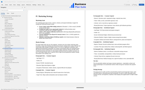 indoor skydiving center business plan marketing strategy bpt