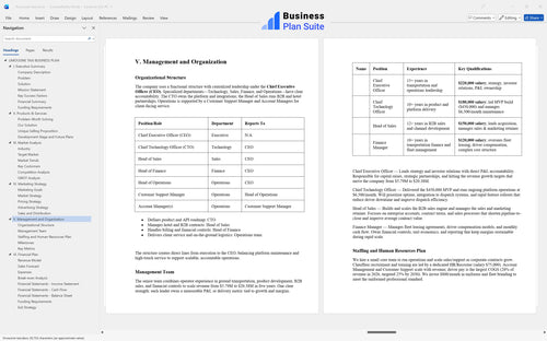 limousine taxi business plan management bpt