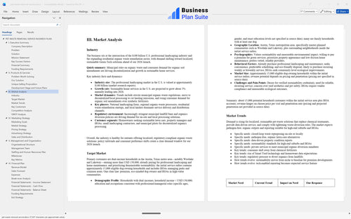 pet waste removal service business plan market analysis bpt