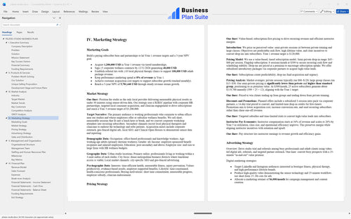 pilates studio business plan marketing strategy bpt