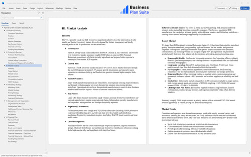 potato chips factory business plan market analysis bpt