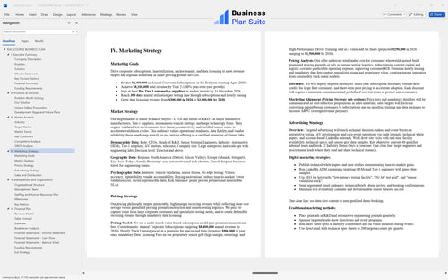 racecourse business plan marketing strategy bpt
