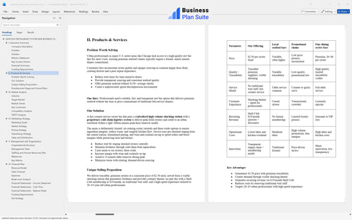 seafood restaurant oyster bar business plan products bpt