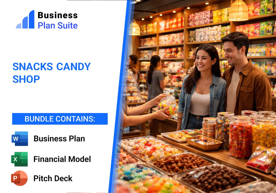 Snacks Candy Shop Pitch Deck