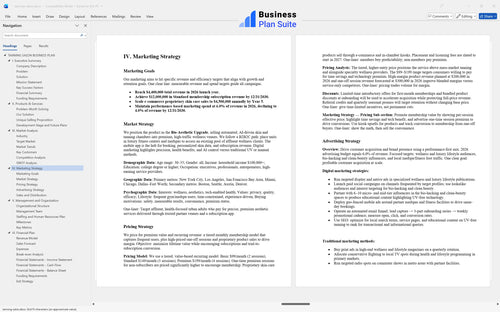 tanning salon business plan marketing strategy bpt