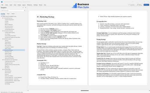 tennis facility business plan marketing strategy bpt