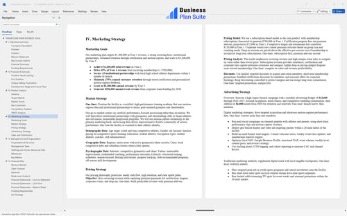 trampoline park business plan marketing strategy bpt