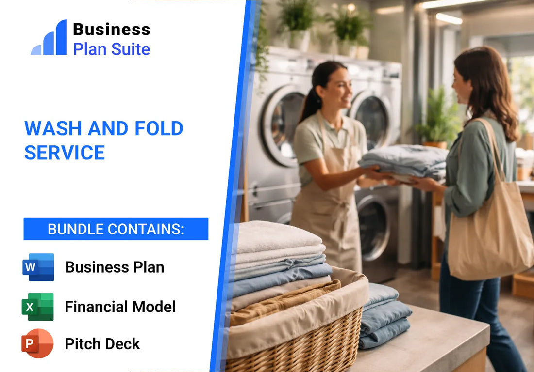 Wash And Fold Service Business Plan