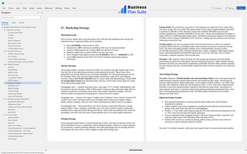 window tint production business plan marketing strategy bpt