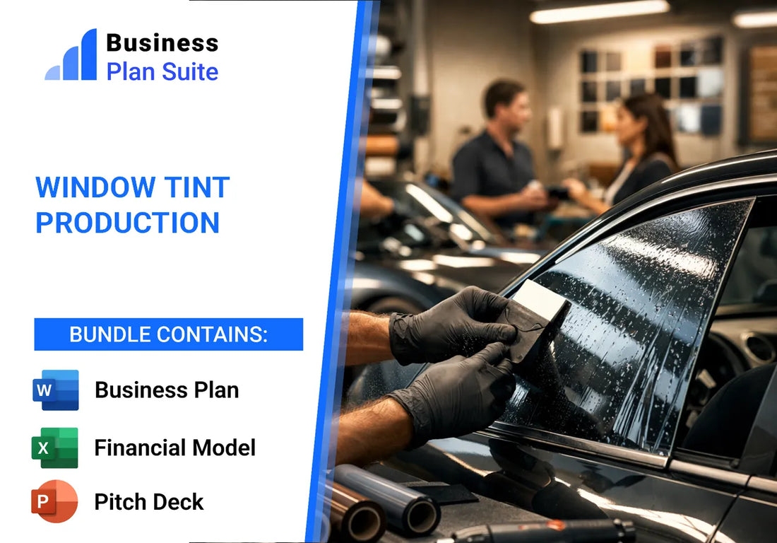 Window Tint Production Financial Model